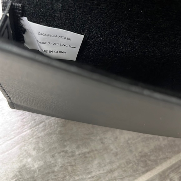 AGOZ Horizontal Faux Black Leather Belt Clip Case Holster Pouch - Picture 4 of 8